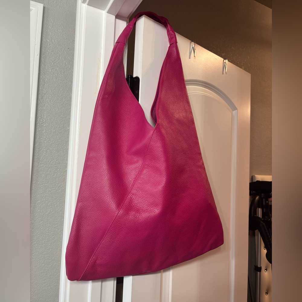 Chic Fuchsia Hobo Bag